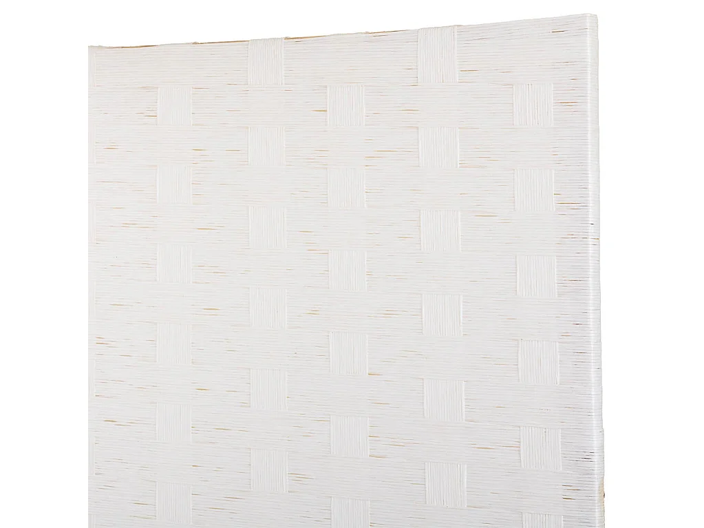 Paravent aus geflochtenem Papier mit 4 Paneelen, 50(x4)x3x180H cm