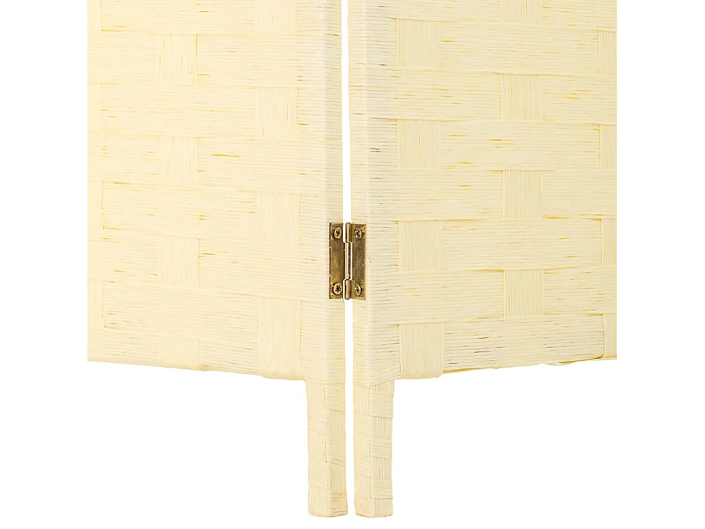 Bildschirm Flechtpapier 4 Blatt 50(x 4)x3x180h cm