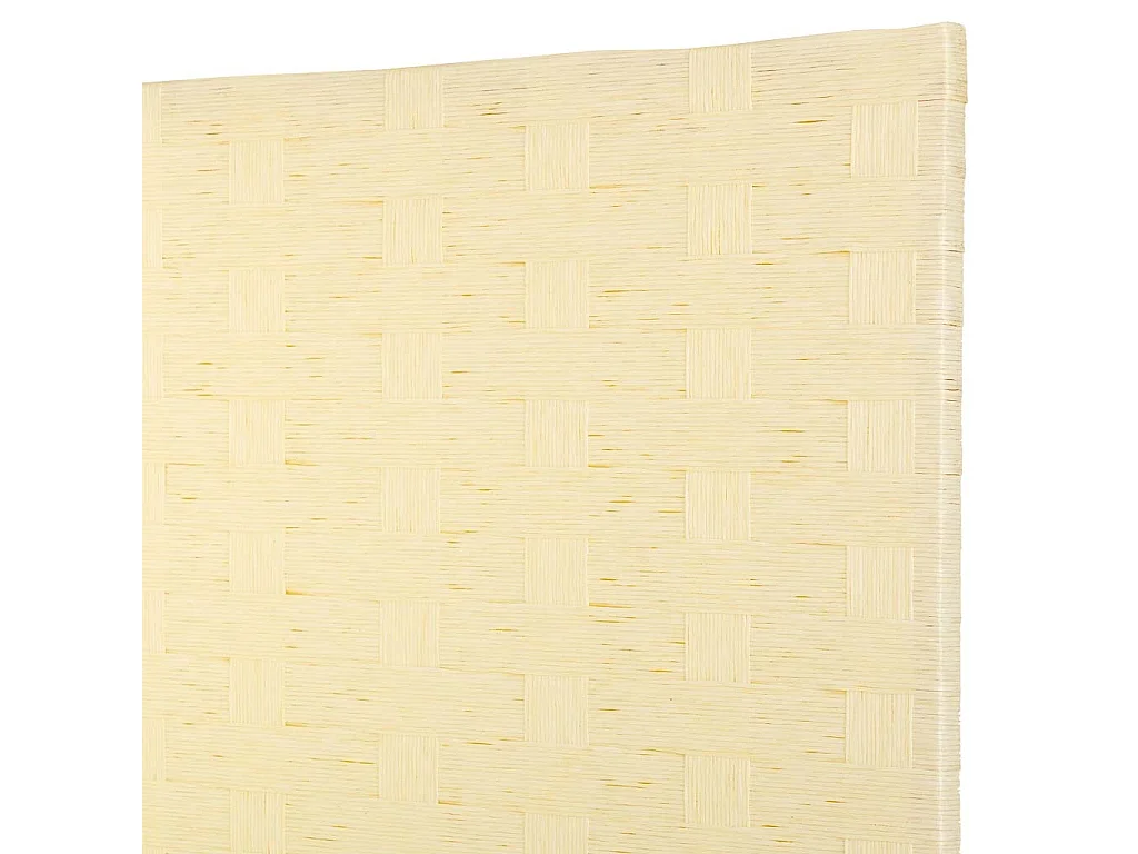 Biombo de papel trançado com 4 painéis 50(x4)x3x180h cm
