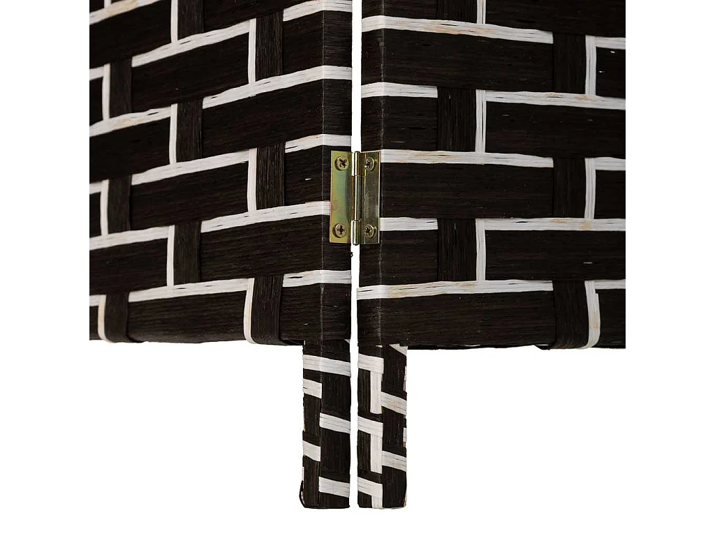 Biombo de papel trançado com 4 painéis 50(x4)x3x180h cm