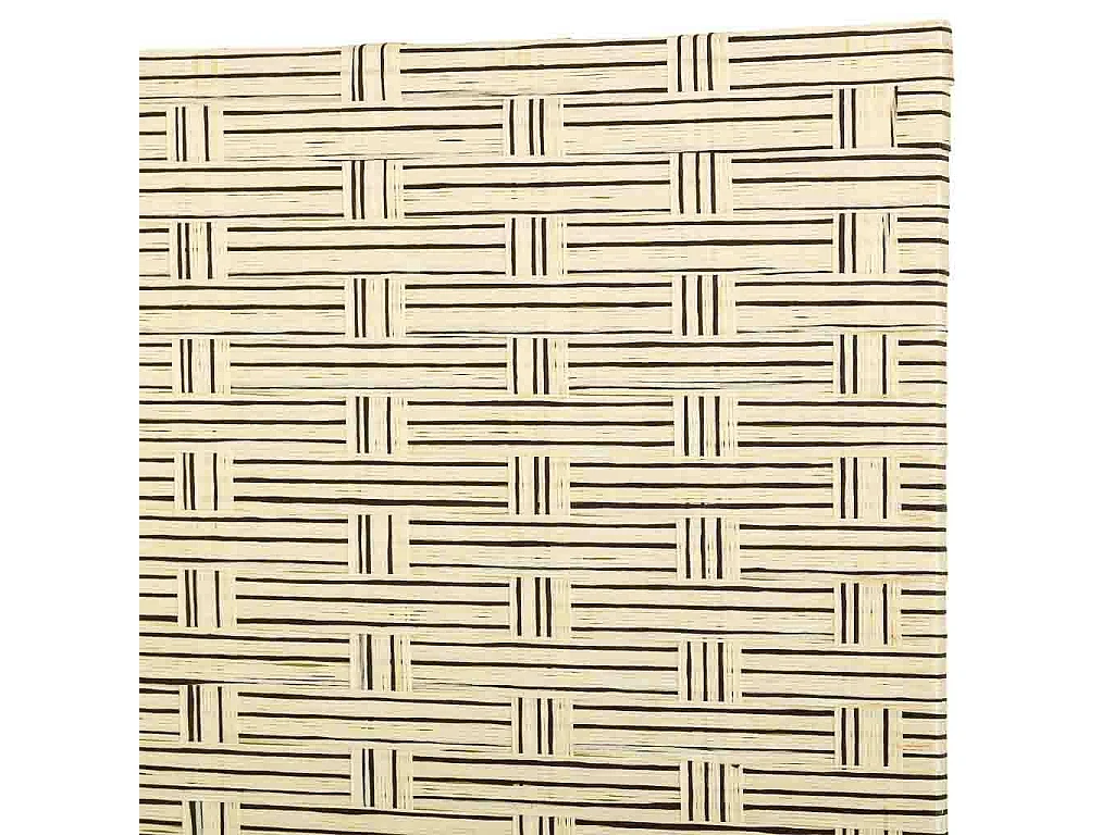 Paravent aus geflochtenem Papier mit 4 Paneelen, 50(x4)x3x180H cm