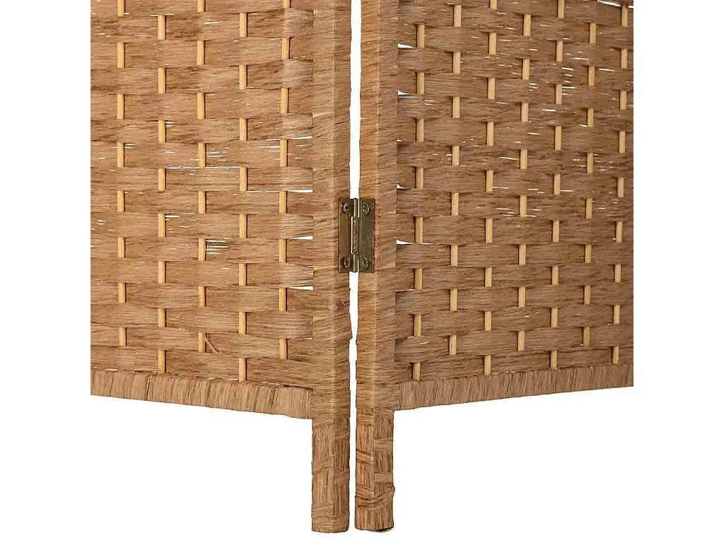 Biombo de vime com 4 painéis 50(x4)x3x180h cm