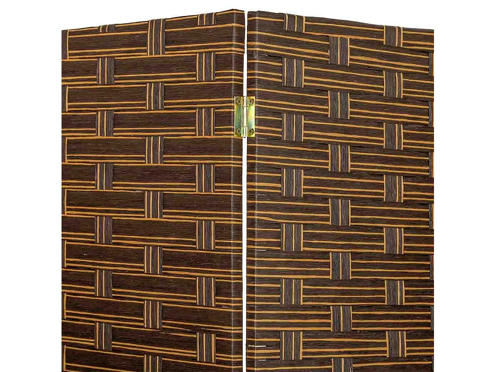 Biombo de papel trançado com 4 painéis 50(x4)x3x180h cm