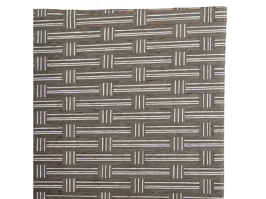 Paravent aus geflochtenem Papier mit 4 Paneelen, 50(x4)x3x180H cm