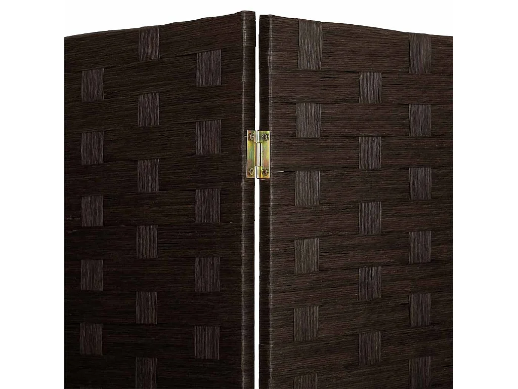 Biombo de papel trançado com 4 painéis 50(x4)x3x180h cm