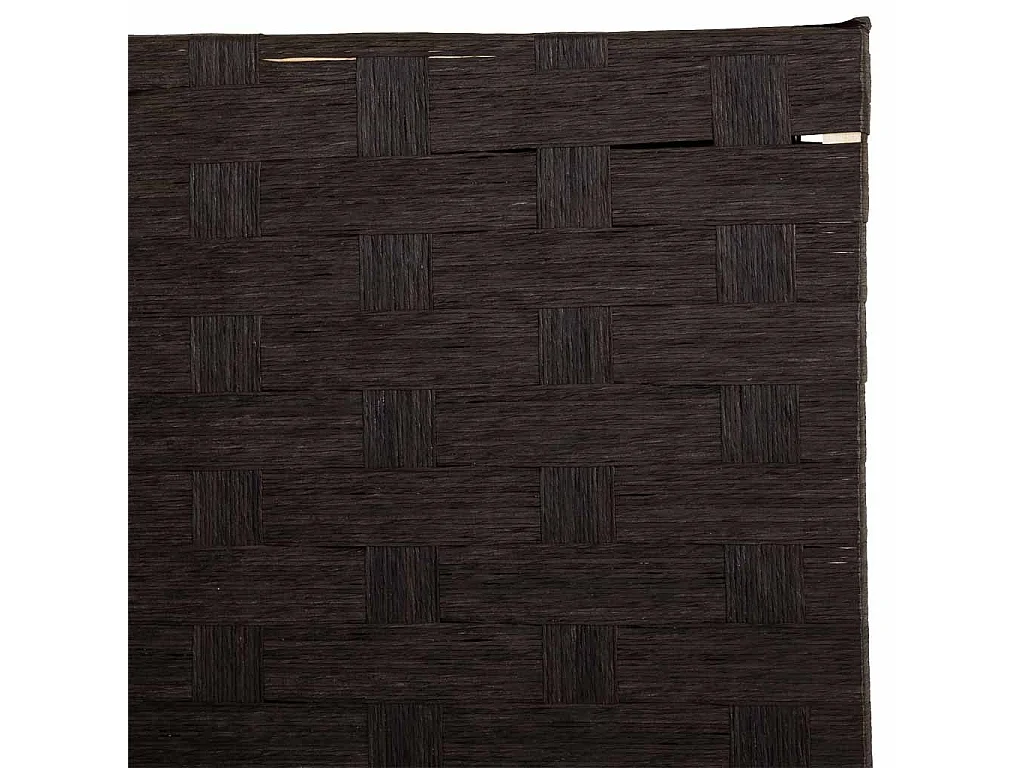 Biombo de papel trançado com 4 painéis 50(x4)x3x180h cm