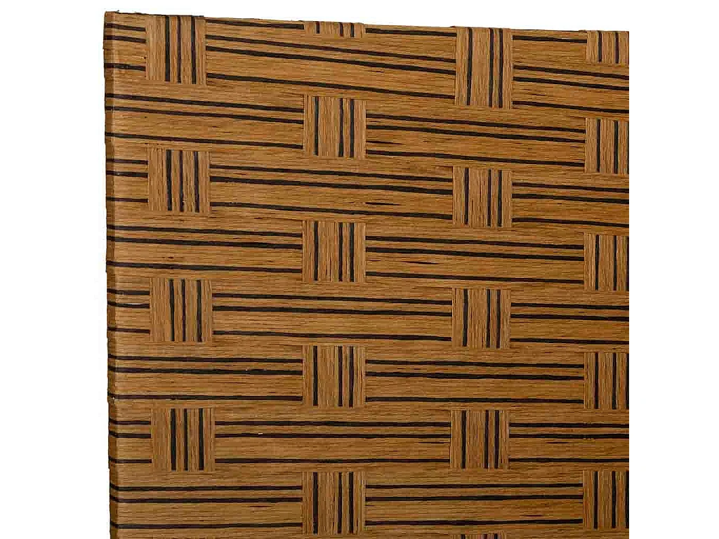 Biombo de papel trançado com 4 painéis 50(x4)x3x180h cm