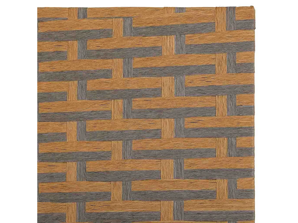 Paravent aus geflochtenem Papier mit 4 Paneelen 50(x4)x3x180