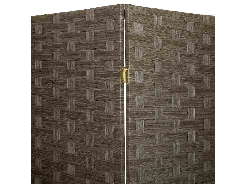 Paravent aus geflochtenem Papier mit 4 Paneelen, 50(x4)x3x180H cm