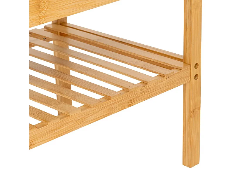 Banc Range-Chaussures en Bambou "Cosy" 90cm Naturel