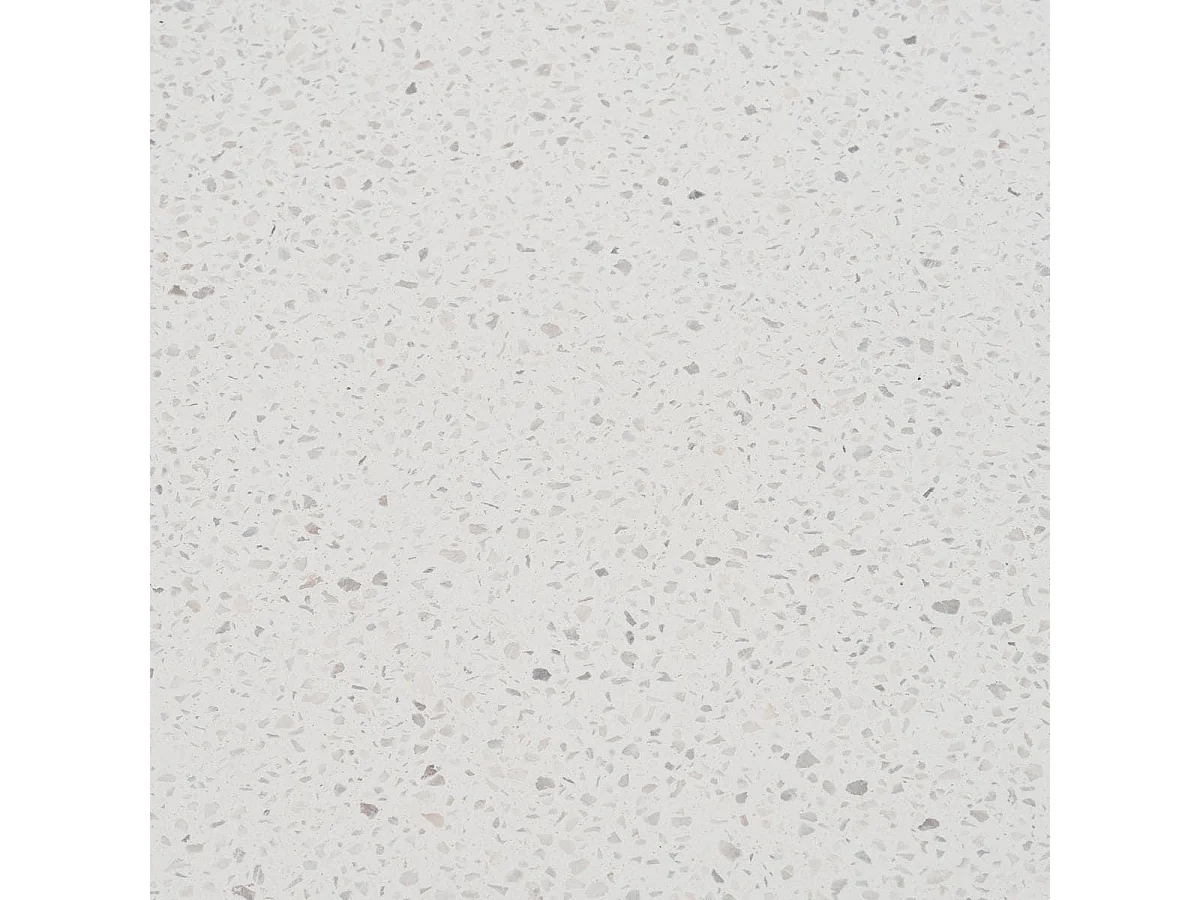 LORIENA - Ensemble repas de Jardin Table + 4 Fauteuils en Acacia Plateau en Terrazzo