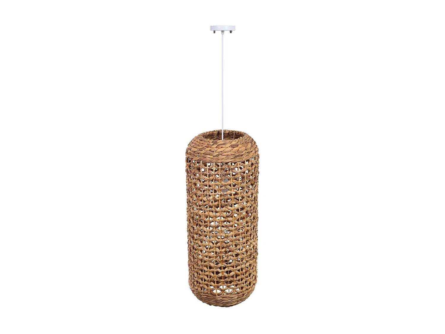 Deckenleuchte aus Hyazinthenfaser D29x70j cm