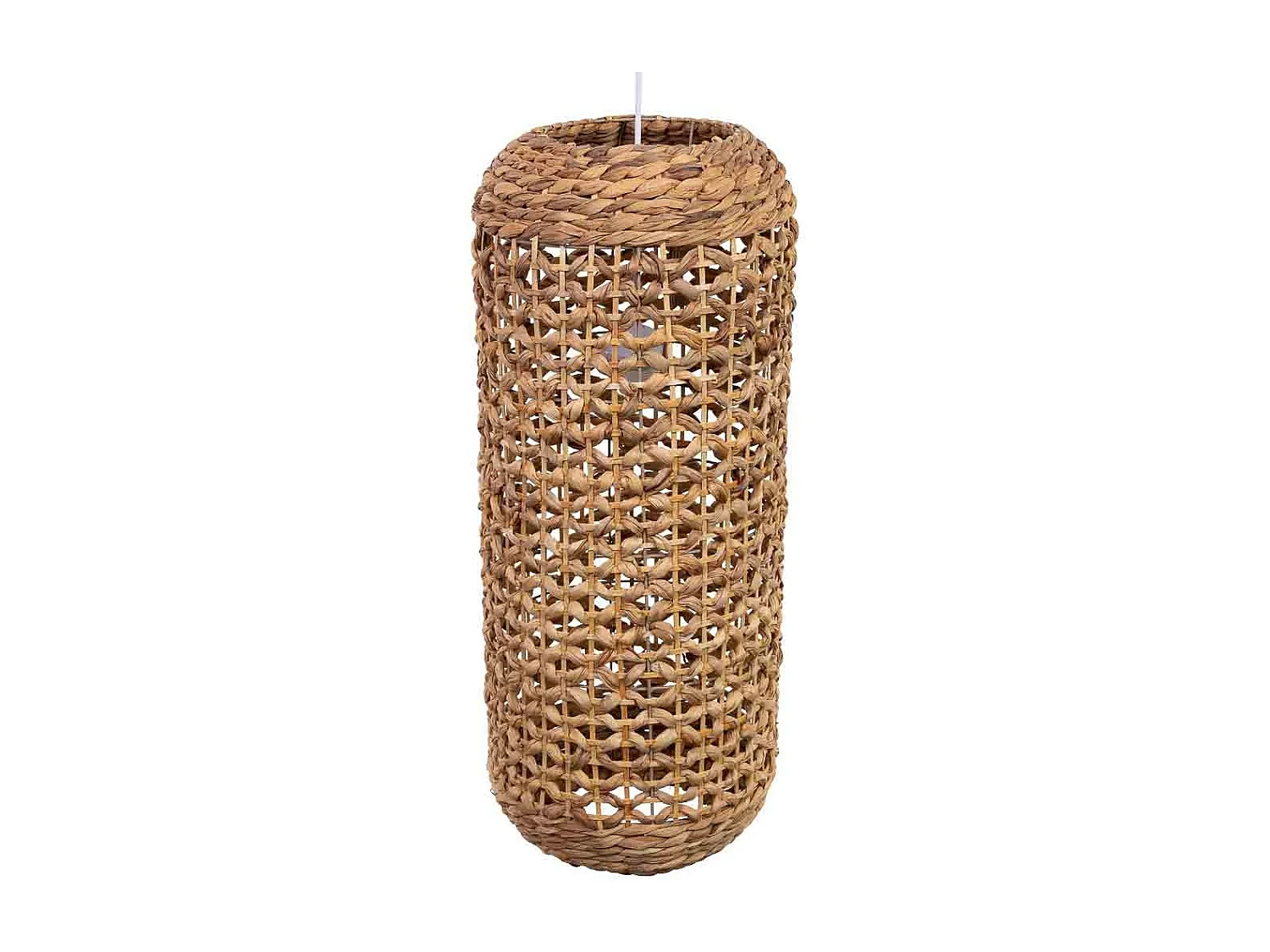 Deckenleuchte aus Hyazinthenfaser D29x70j cm