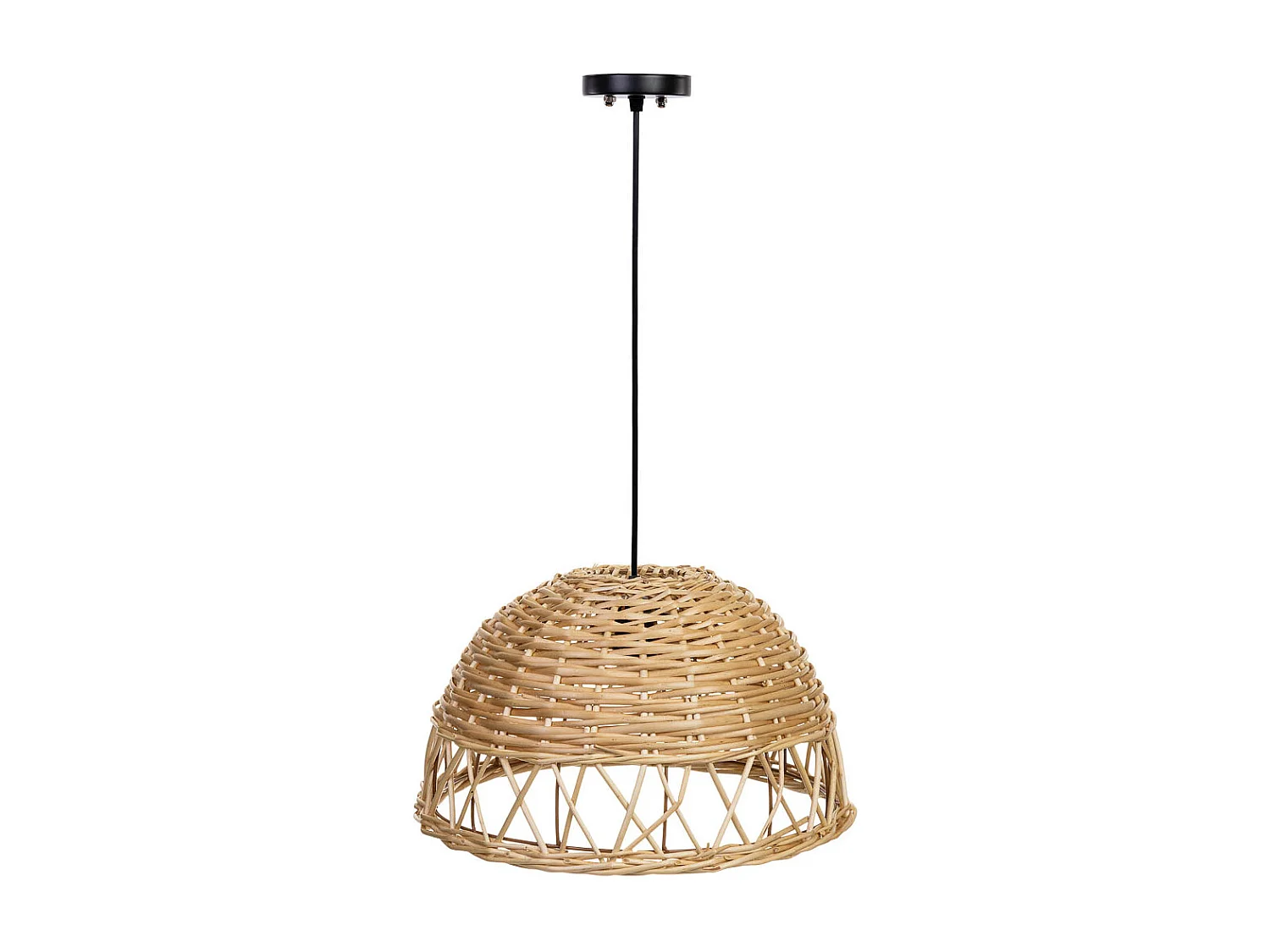 Deckenlampe aus Weide D40x23h cm