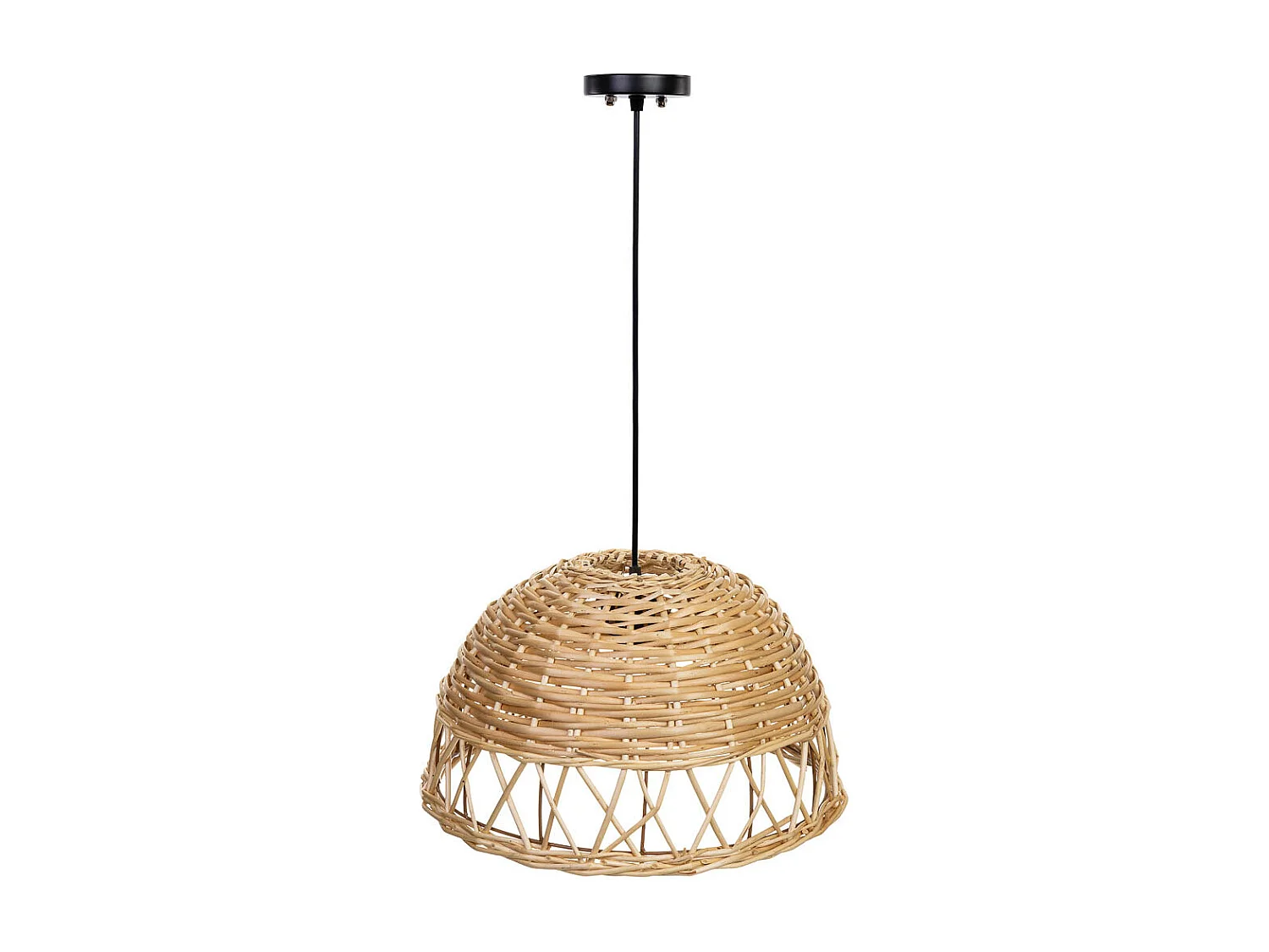 Deckenlampe aus Weide D40x23h cm