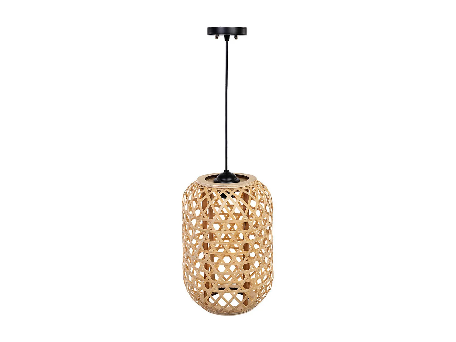 Lampada da soffitto in bambù D23x33h cm