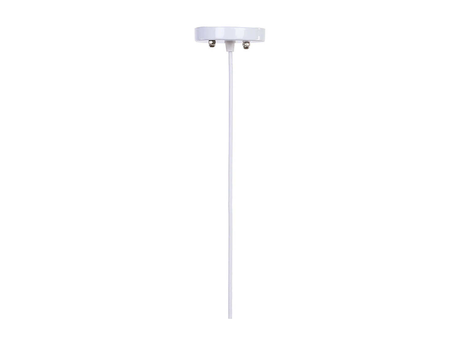 Lampada da soffitto in bambù bianco D33x30h cm
