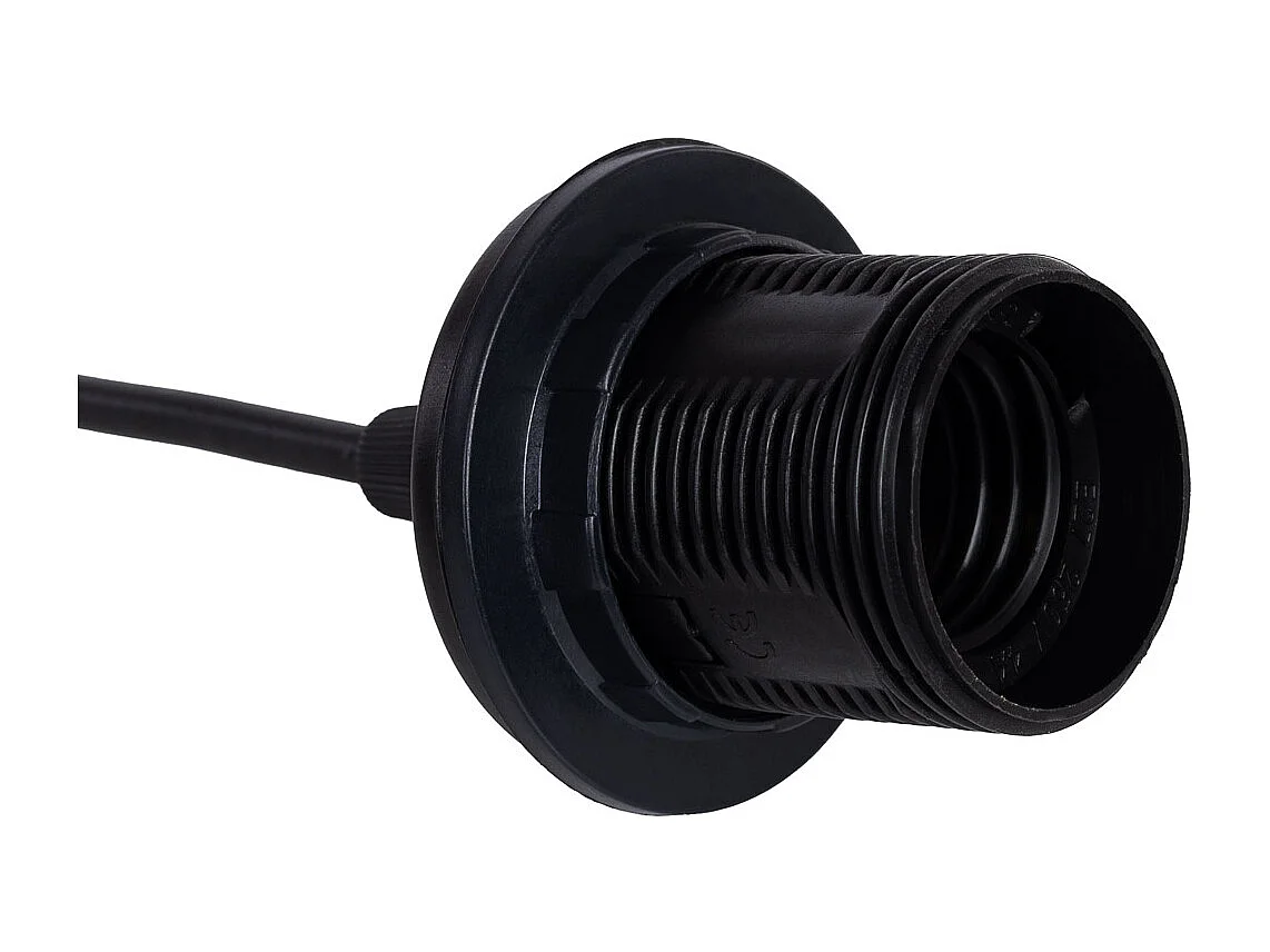 Lampe de plafond en rotin marron D50x32h cm