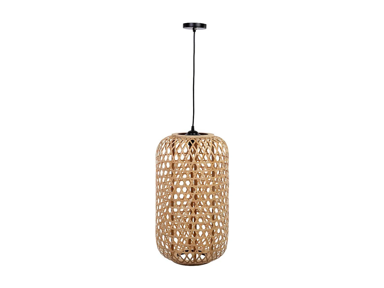 Lampada da soffitto in bambù D31x55h cm