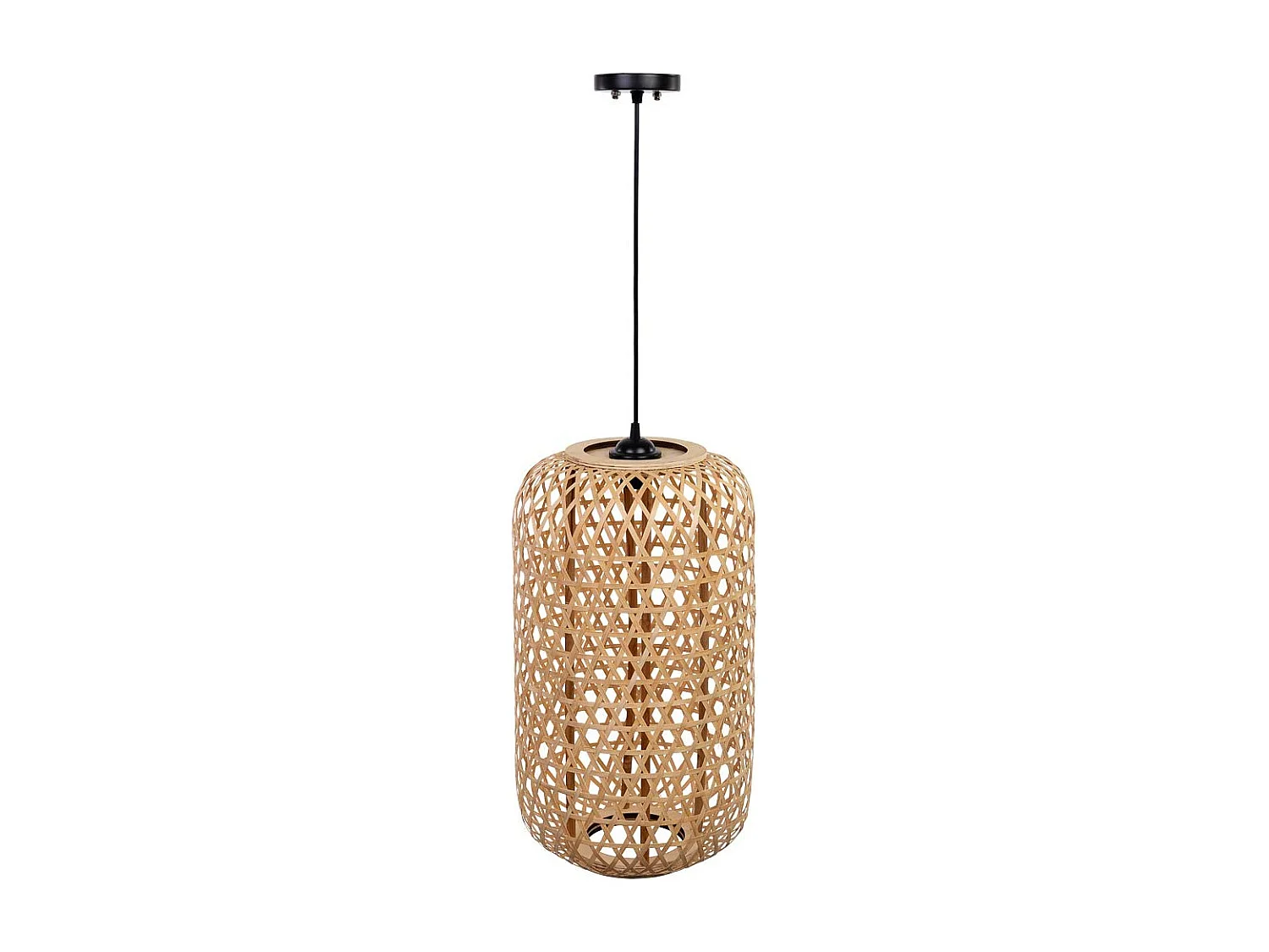 Lampada da soffitto in bambù D31x55h cm
