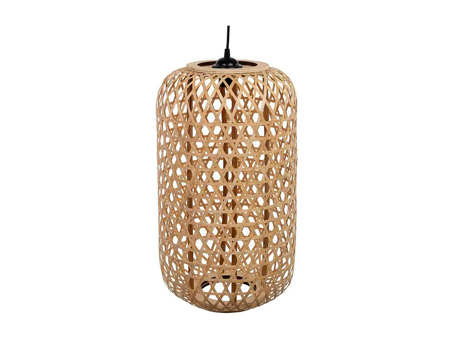 Lampada da soffitto in bambù D31x55h cm