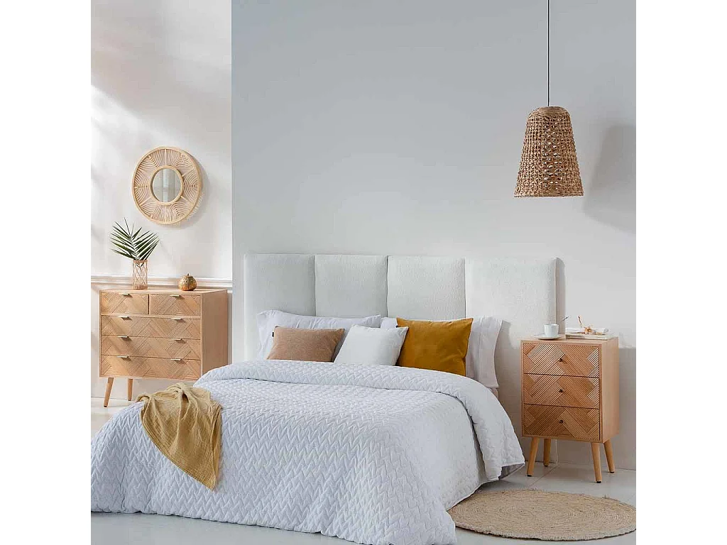 Lampada da soffitto in fibra di giacinto d35x46