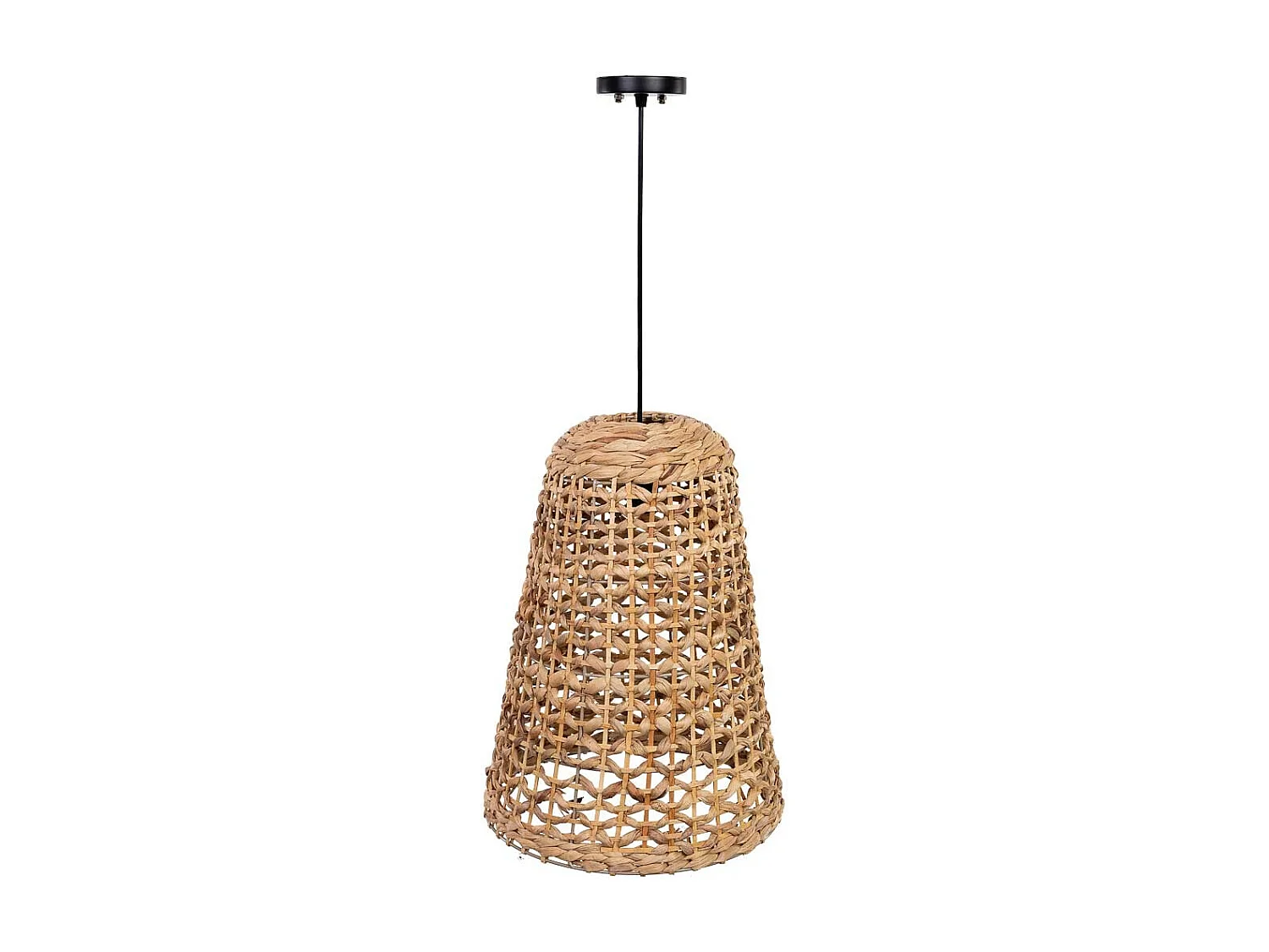 Lampada da soffitto in fibra di giacinto d35x46