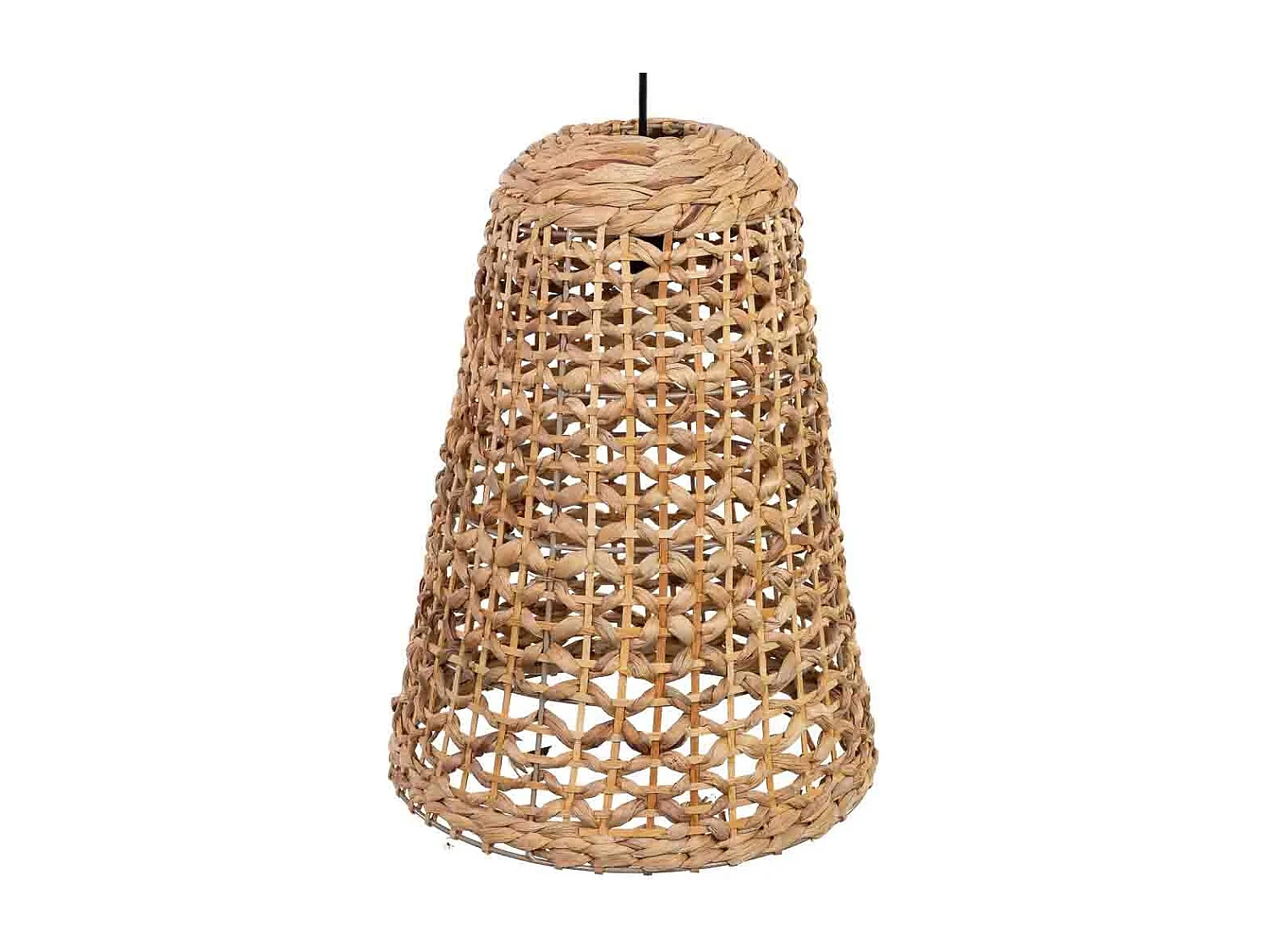 Lampada da soffitto in fibra di giacinto d35x46