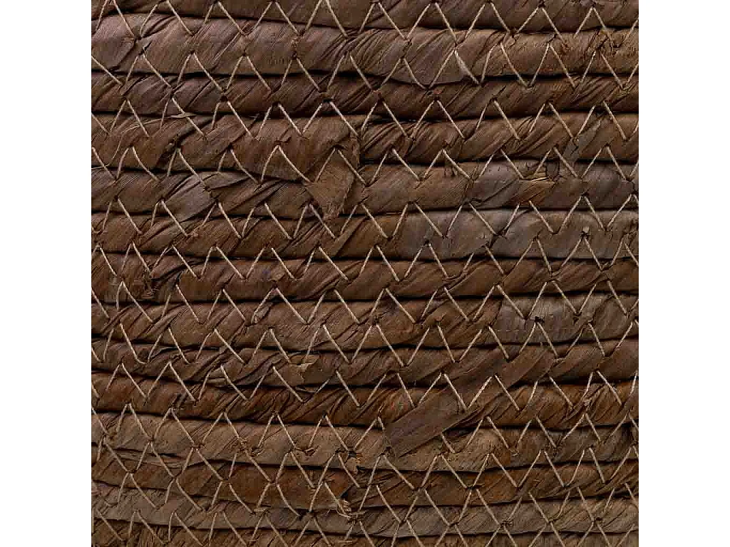 Conjunto de 2 cestos de fibra de folha de banana D25x16h-D21x13
