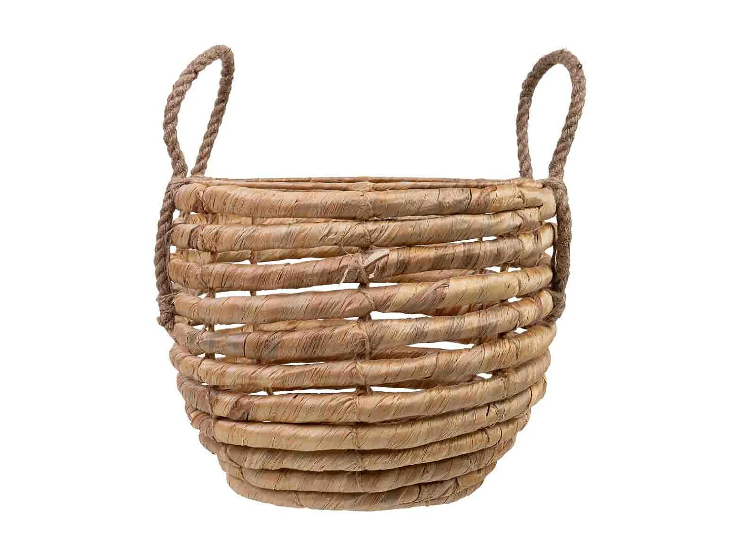 Cesto in fibra naturale marrone D27x22/28