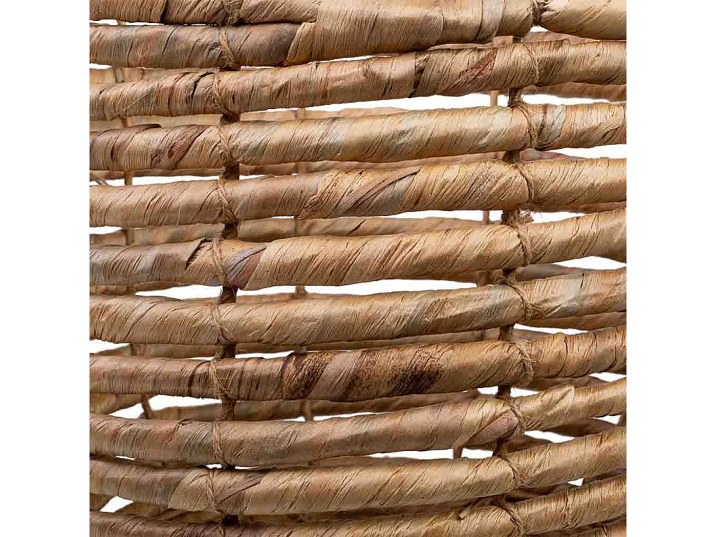 Cesto de fibra natural marrom D37x29/36