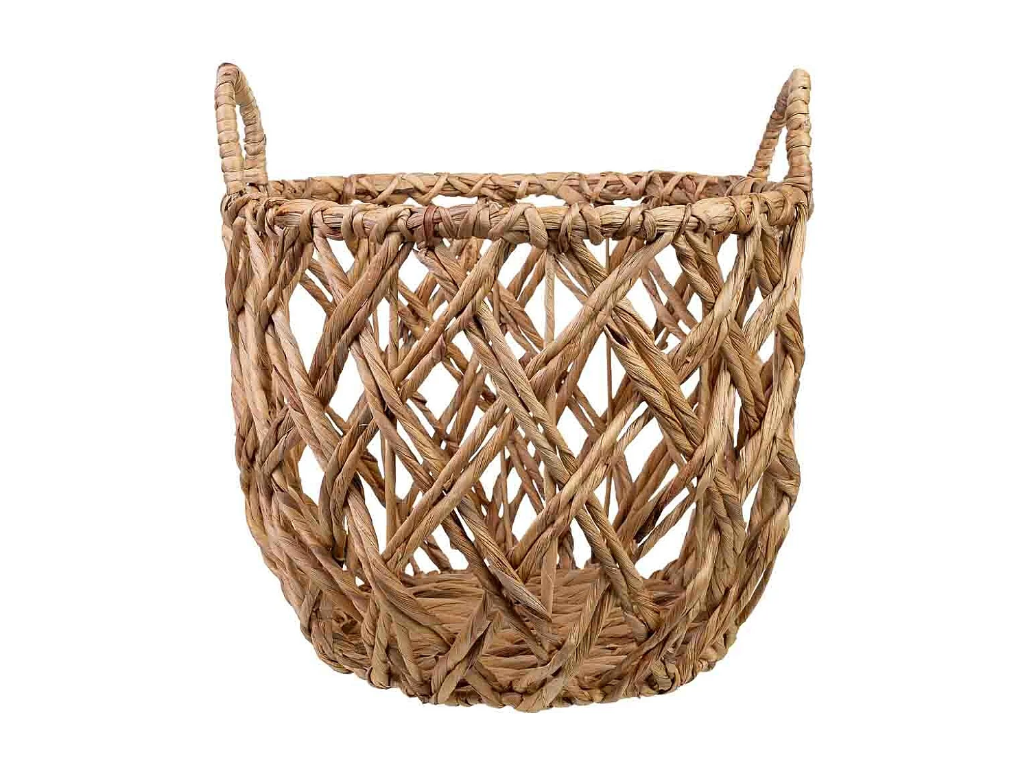 Panier en fibres naturelles marron D40x33/23