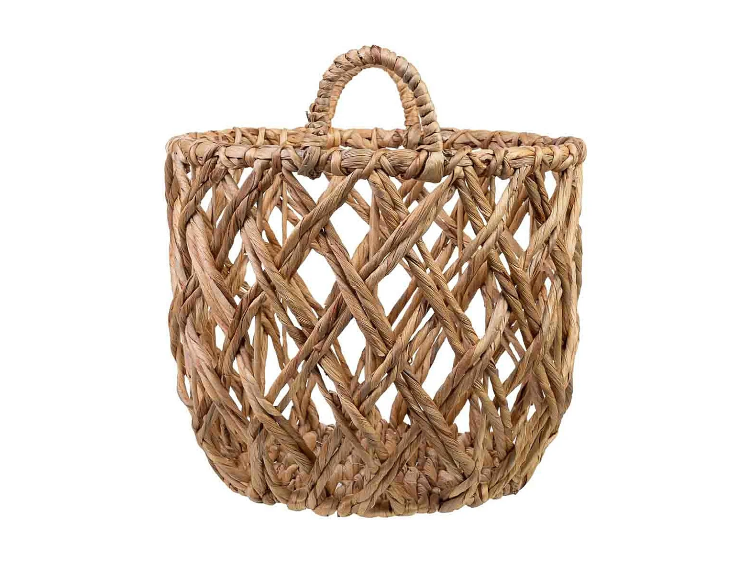 Panier en fibres naturelles marron D40x33/23