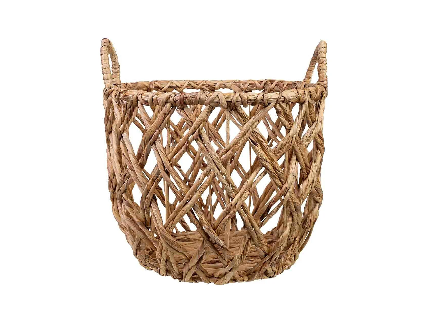 Cesto in fibra naturale marrone D40x33/23