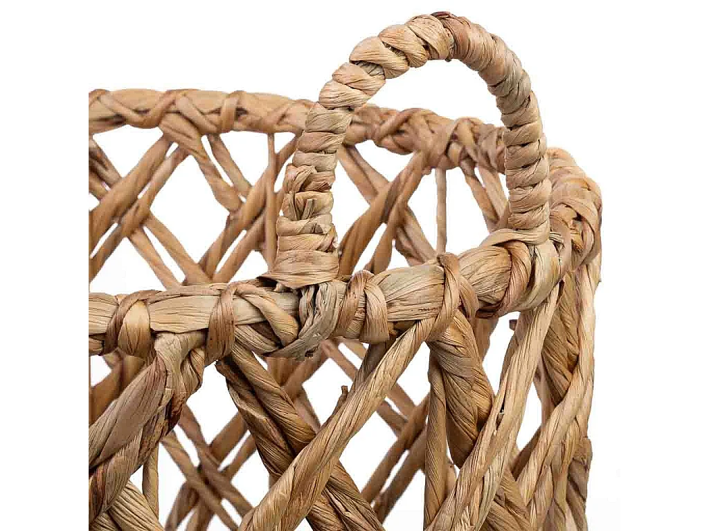 Cesto de fibra natural marrom D40x33/23