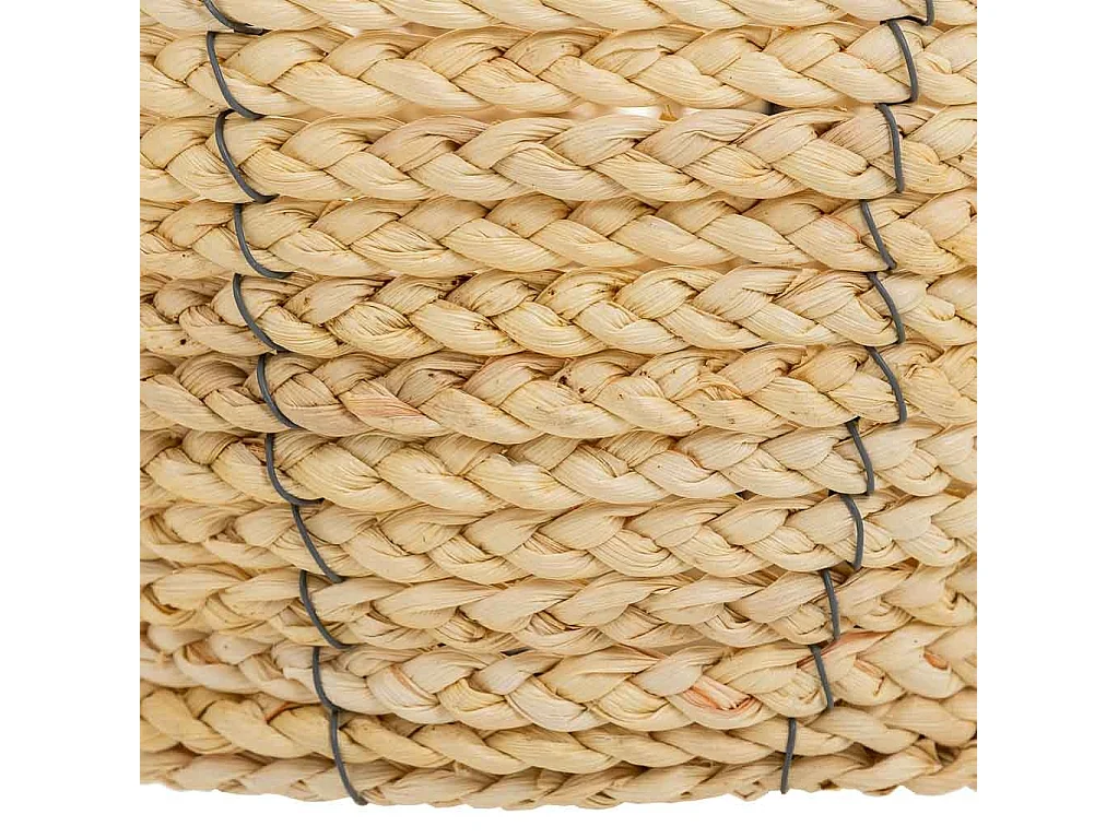 Cesto in fibra naturale e corda di carta marrone D27x15/20,5