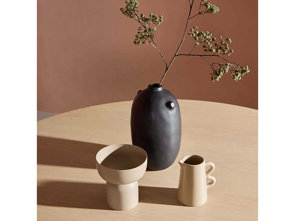 Table à Manger Ronde "Copenhagen" 140cm Beige