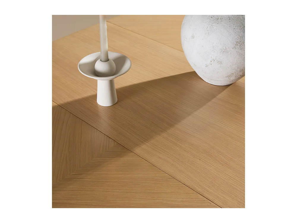 Table à Manger Extensible "Strada" 120-170cm Naturel