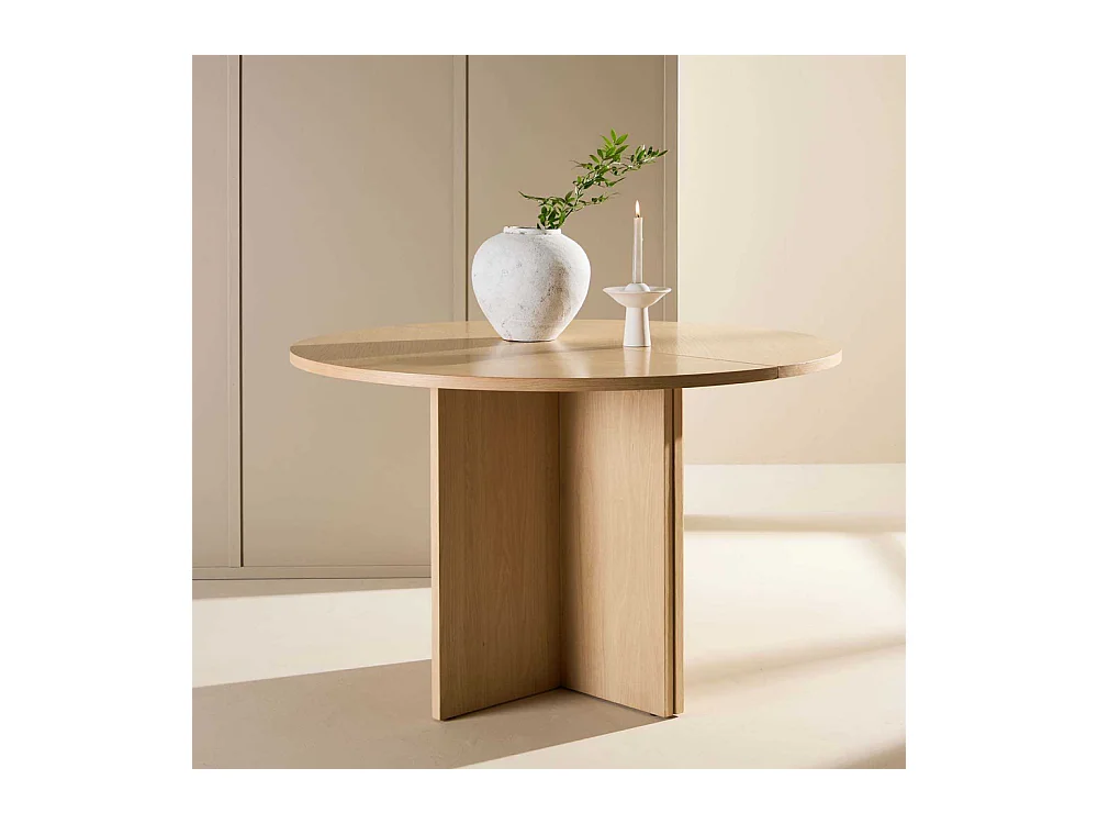 Table à Manger Extensible "Strada" 120-170cm Naturel