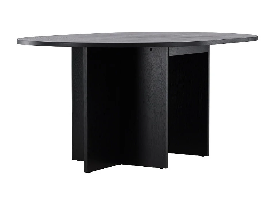 Table à Manger Extensible "Strada" 120-170cm Noir