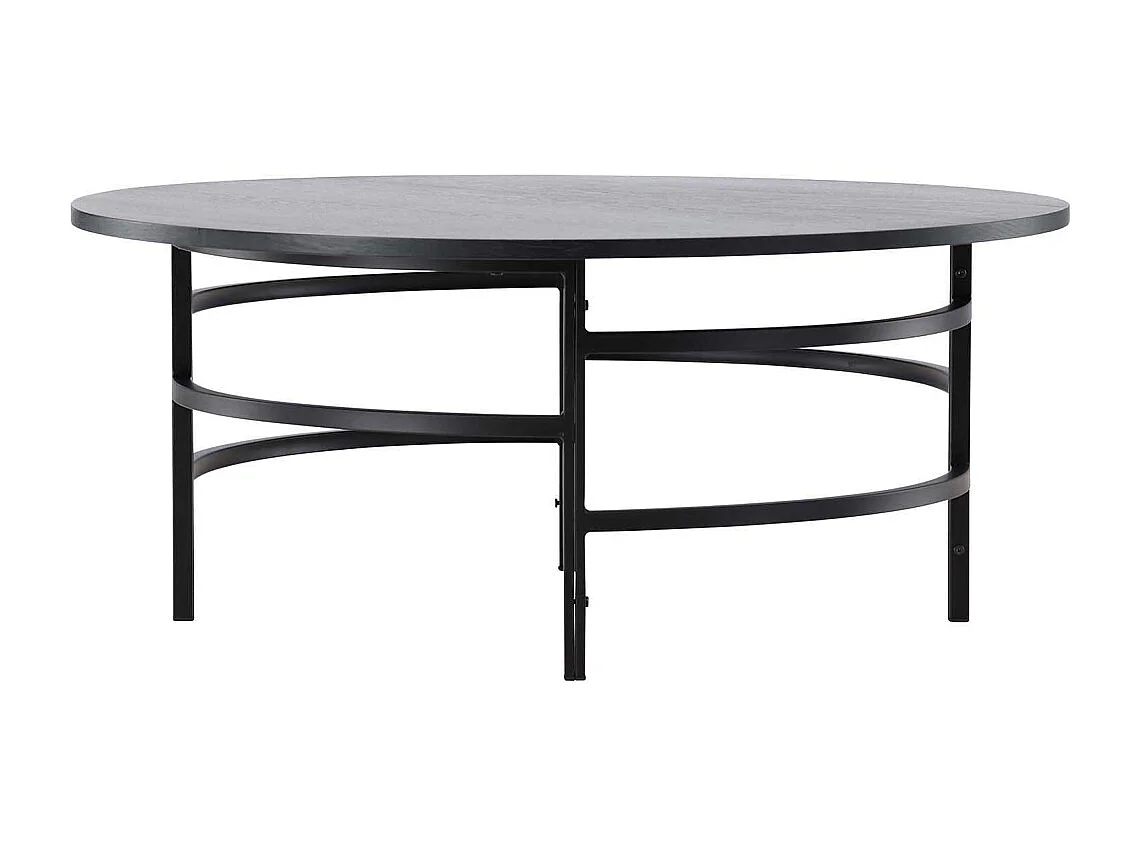 Copenhagen salontafel Ø100cm zwart.