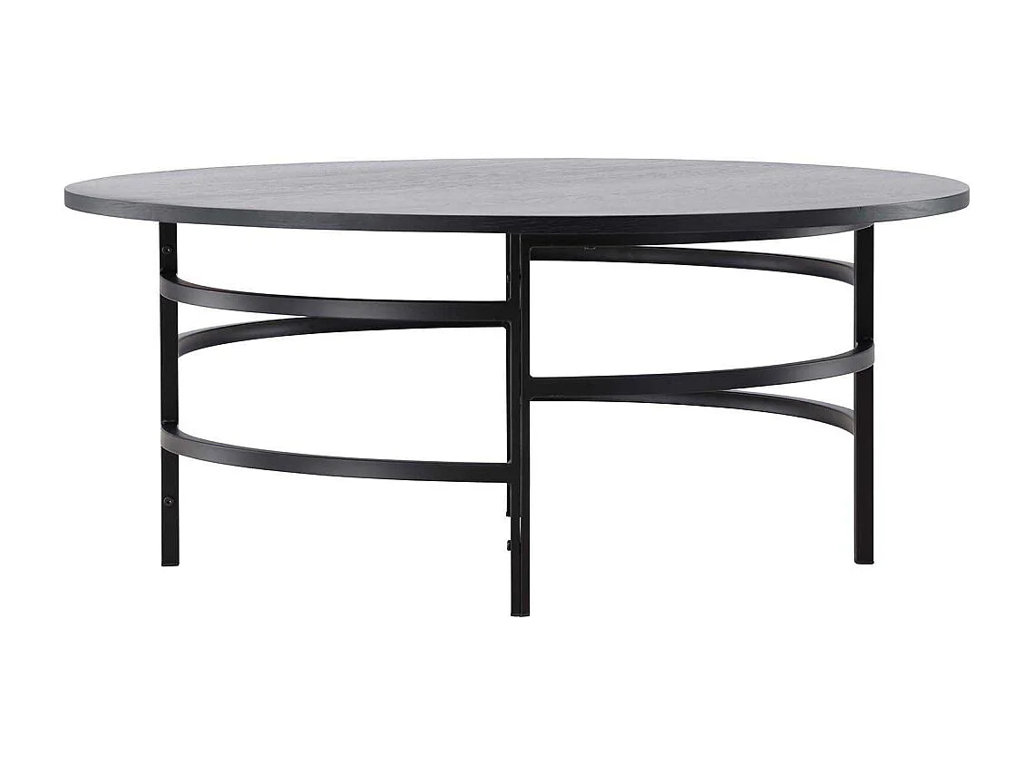 Copenhagen salontafel Ø100cm zwart.