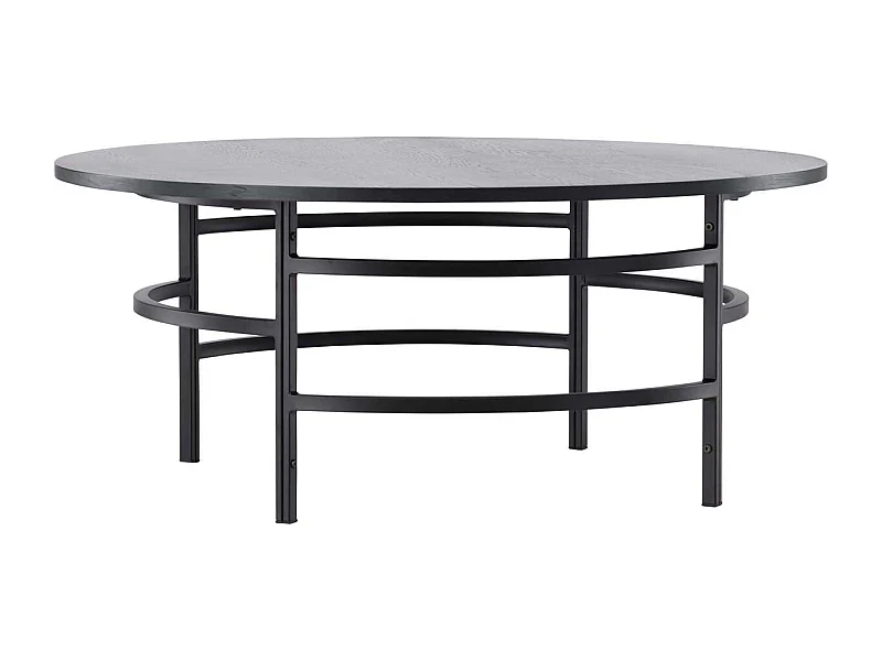 Copenhagen salontafel Ø100cm zwart.