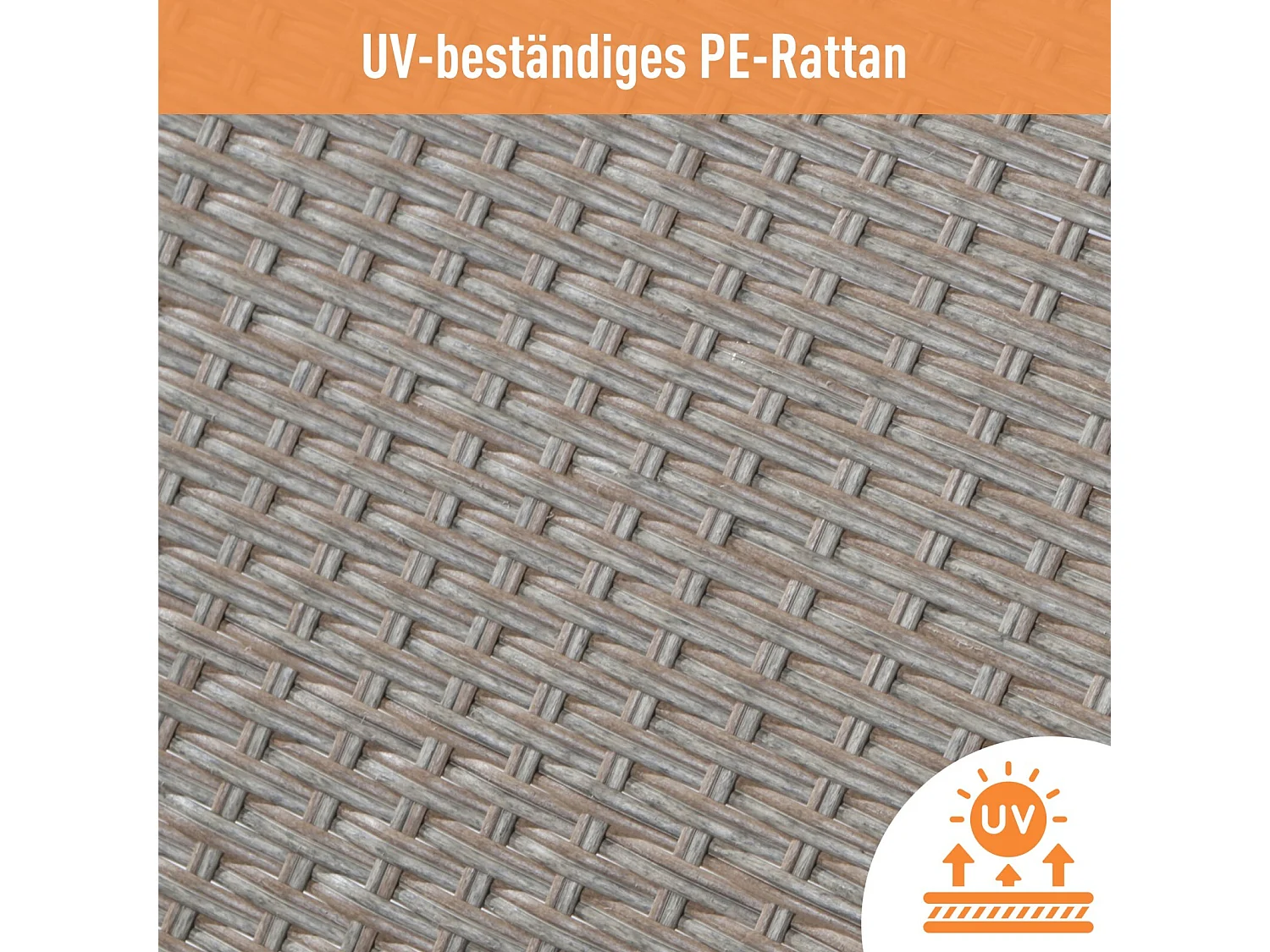 7 -Seter -Gartenmöbel, mit Sofa, Couchtisch, 2 Hocker und Kissen, Stahlkonstruktion, Khaki