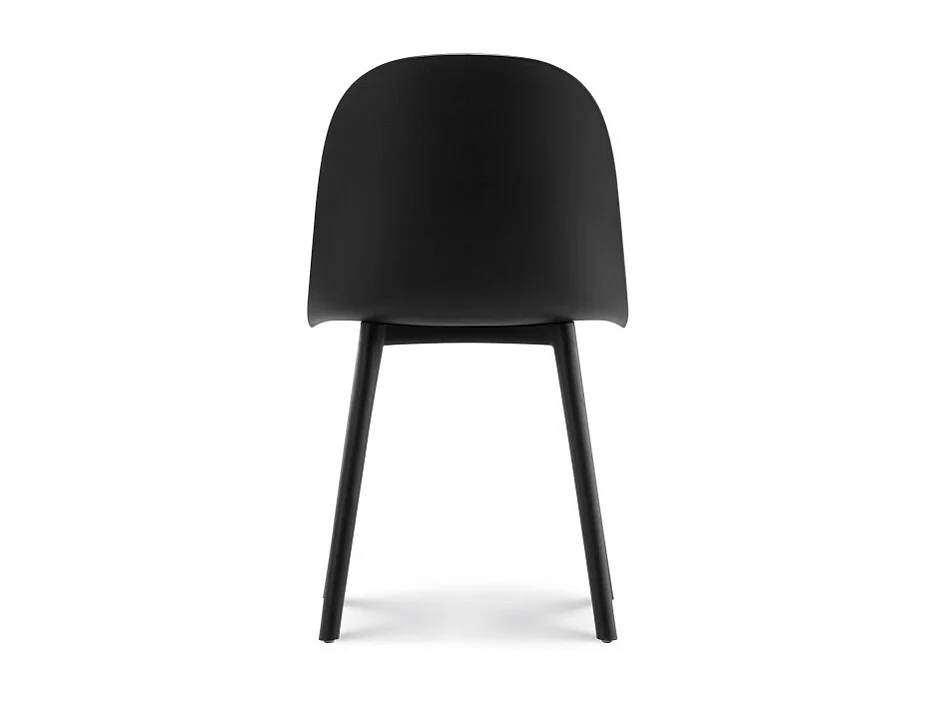 Chaise design MILO noire en résine