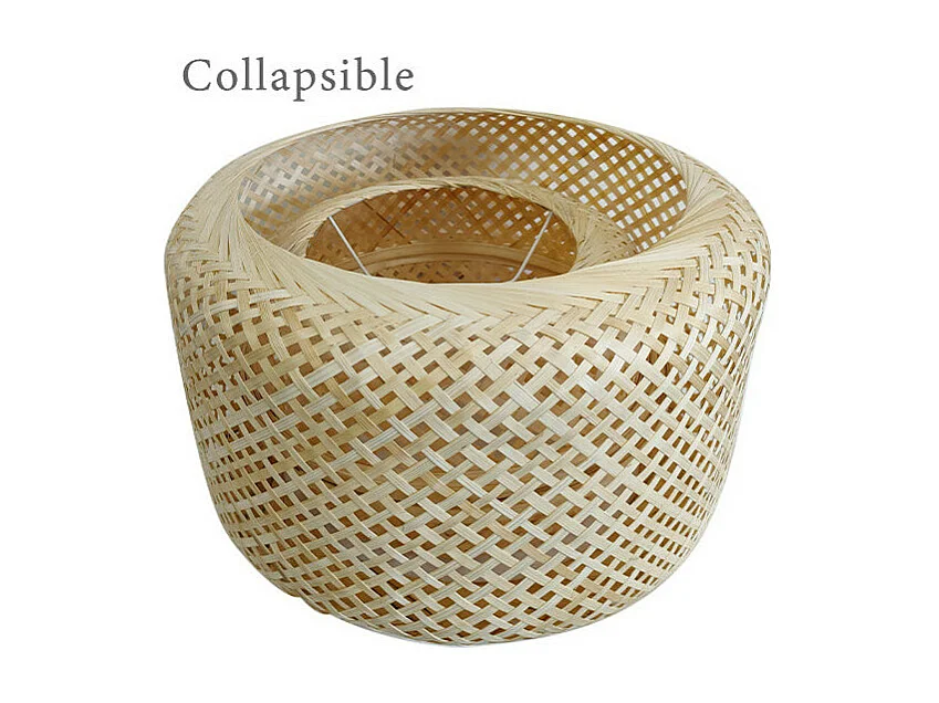 Suspension nature en bambou tressé DELOS 40cm