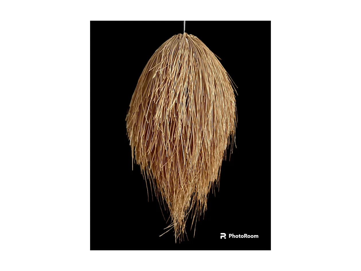 Suspension en forme de noix de coco ZANTE hauteur 60cm