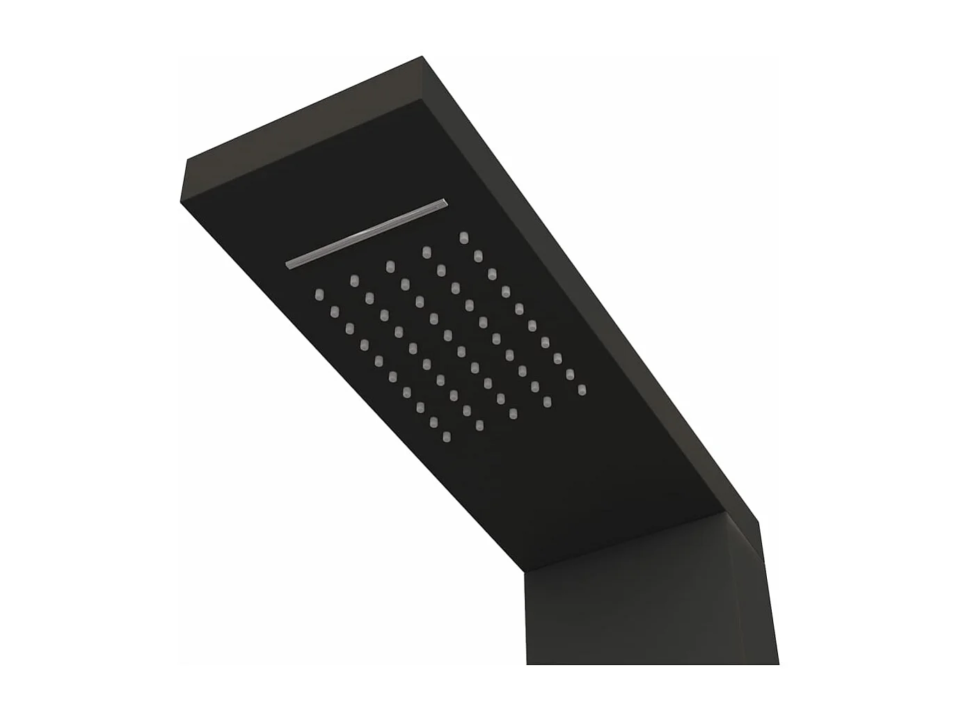 Sistema Pannello Doccia Sistema Pannello Bagno Miscelatore Doccia Pioggia Bagno Getto Interno Casa Alluminio Nero 02_0003120