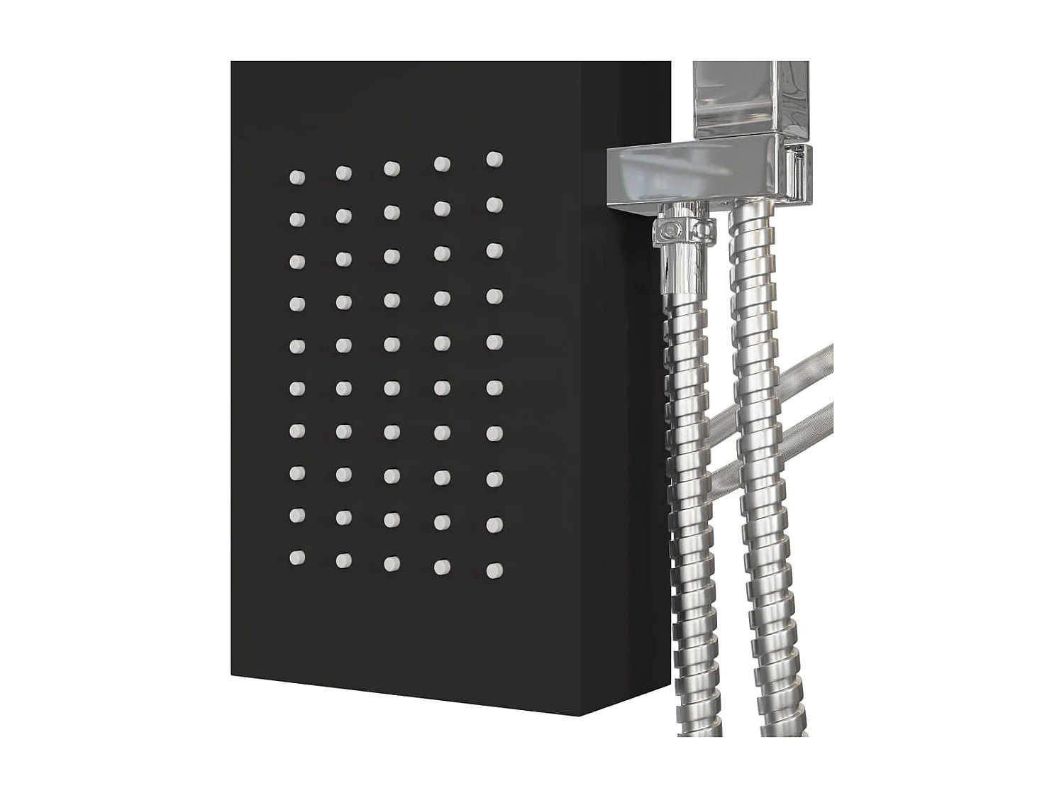 Sistema Pannello Doccia Sistema Pannello Bagno Miscelatore Doccia Pioggia Bagno Getto Interno Casa Alluminio Nero 02_0003120