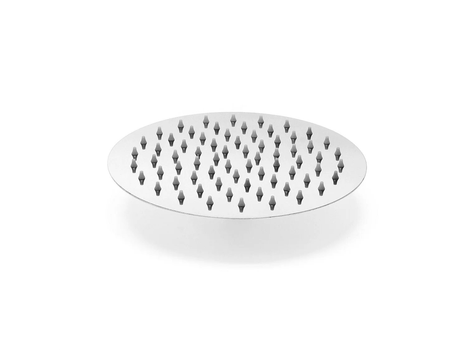 Soffione doccia tondo soffione a pioggia 25 cm acciaio inox 16_0000629